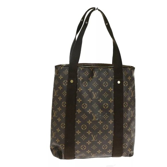 LOUIS VUITTON Cabas Beaubourg Tote Shoulder Bag Monogram Canvas - Picture 1 of 7